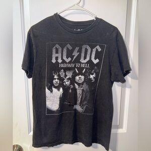 AC/DC Gray Graphic Tee